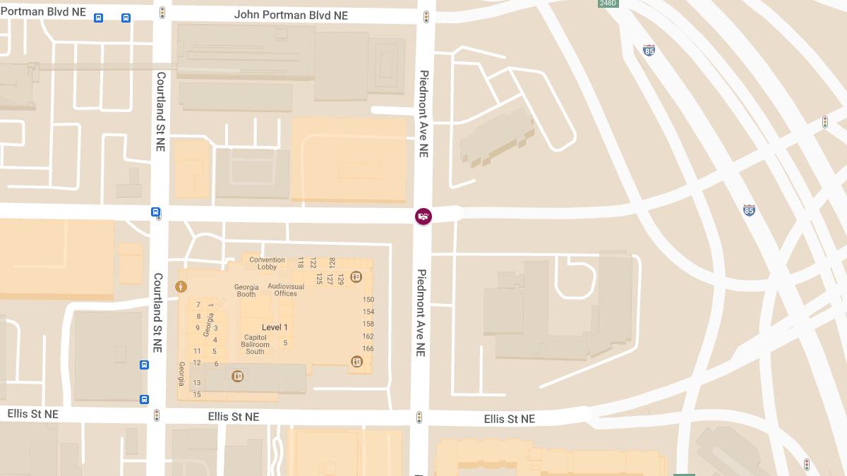 Collision With Injuries at Piedmont Ave NE & Andrew Young International Blvd NE