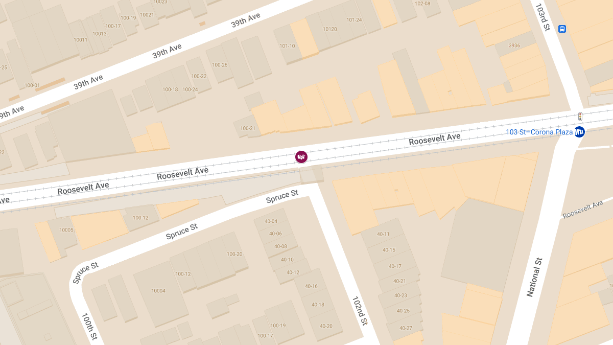 Collision With Injuries at Roosevelt Ave & 102nd St