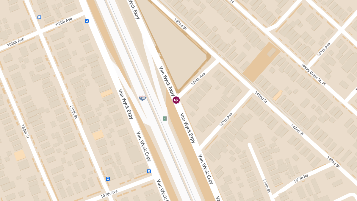 Collision With Injuries at Van Wyck Expy & 106th Ave