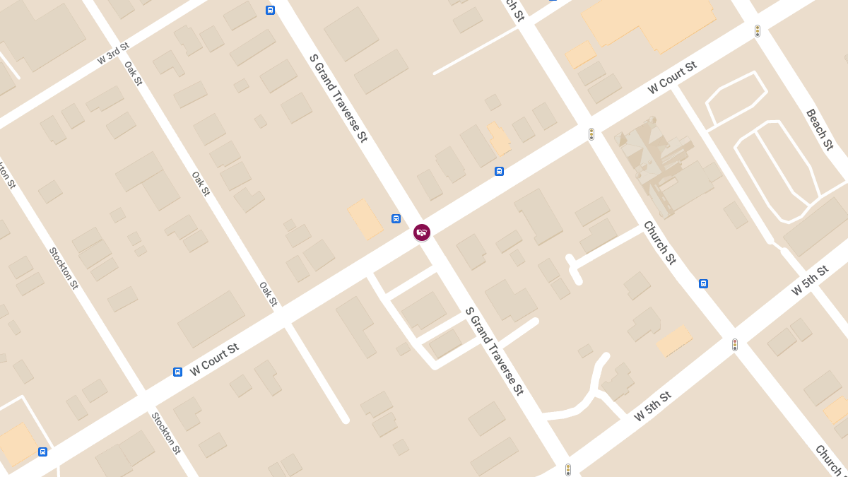 Collision With Injuries at W Court St & S Grand Traverse St