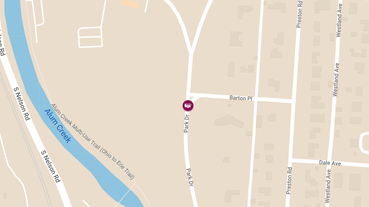 Collision With Injuries at Wolfe Park on 105 Park Dr