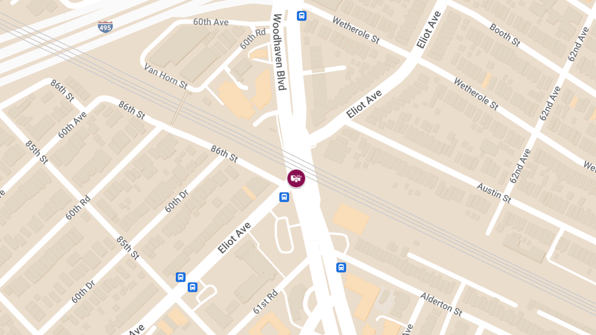 Collision With Injuries at Woodhaven Blvd & Eliot Ave