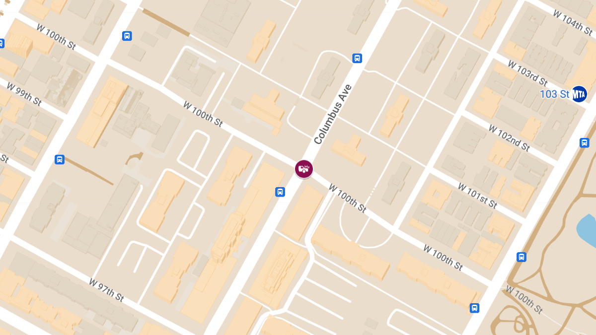Collision With Injuries on W 100th St & Columbus Ave