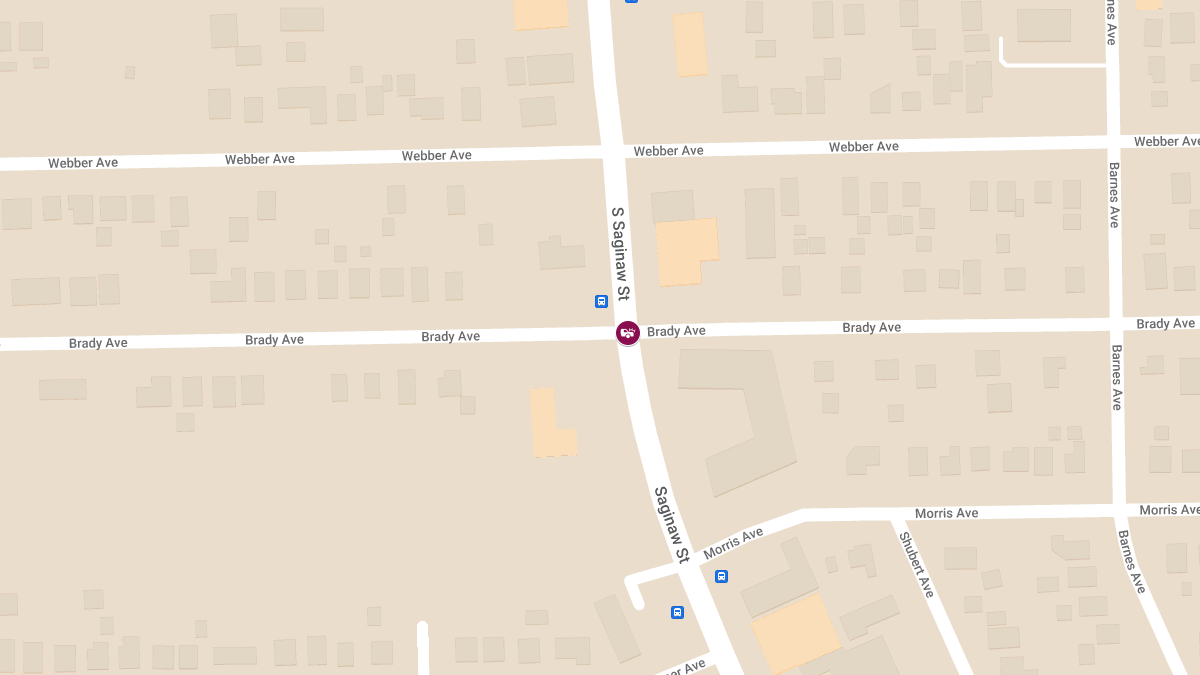 Collision With Injury at S Saginaw St & Brady Ave