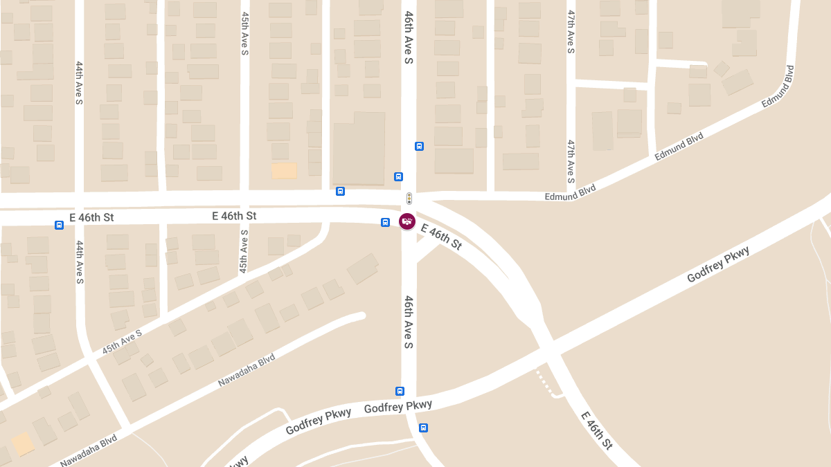 Collision at Bus Stop on 46th Ave S & 46th St E Causes Injuries