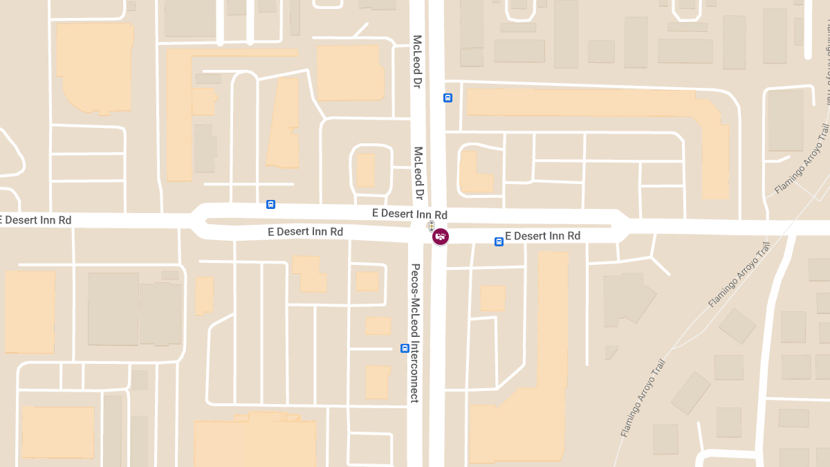 Collision at E Desert Inn Rd & McLeod Dr Leads to Injuries