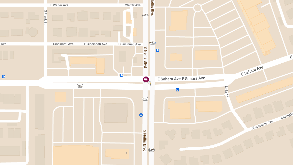 Collision at E Sahara Ave & S Nellis Blvd Causes Injuries