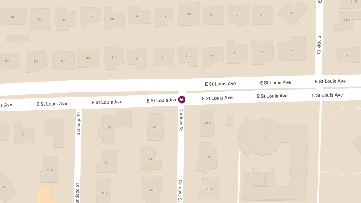 Collision at E St Louis Ave & Cordova St Causes Injuries