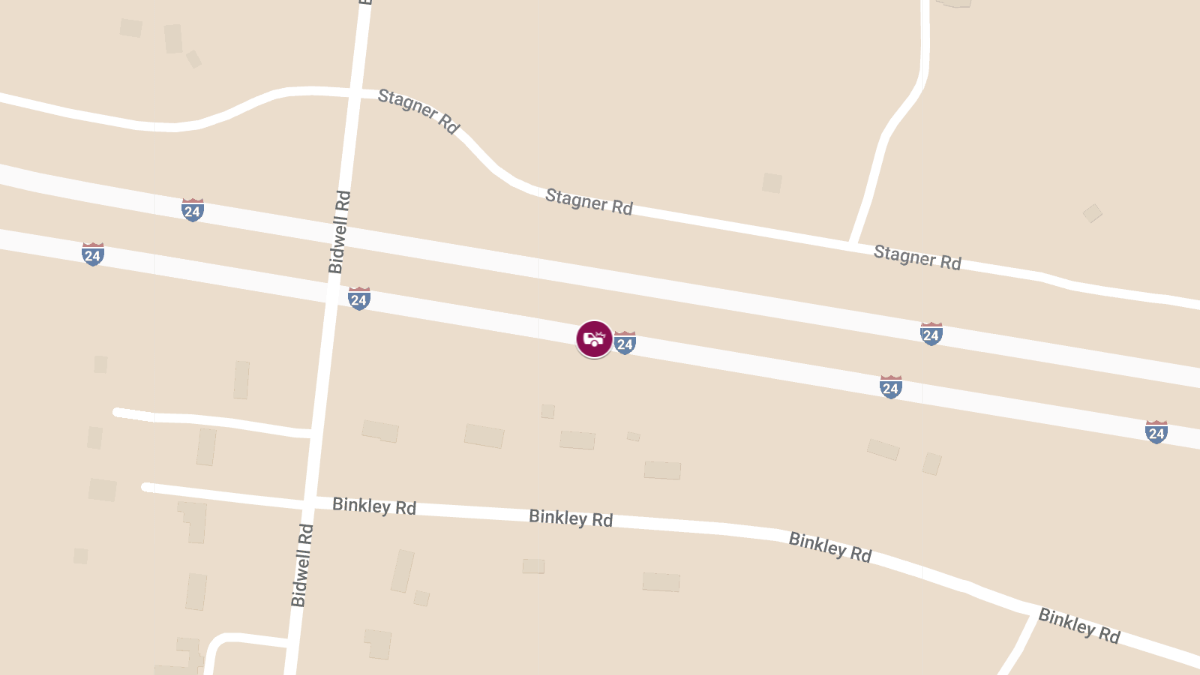 Collision at Exit 35 on I-24 W Leads to Injuries