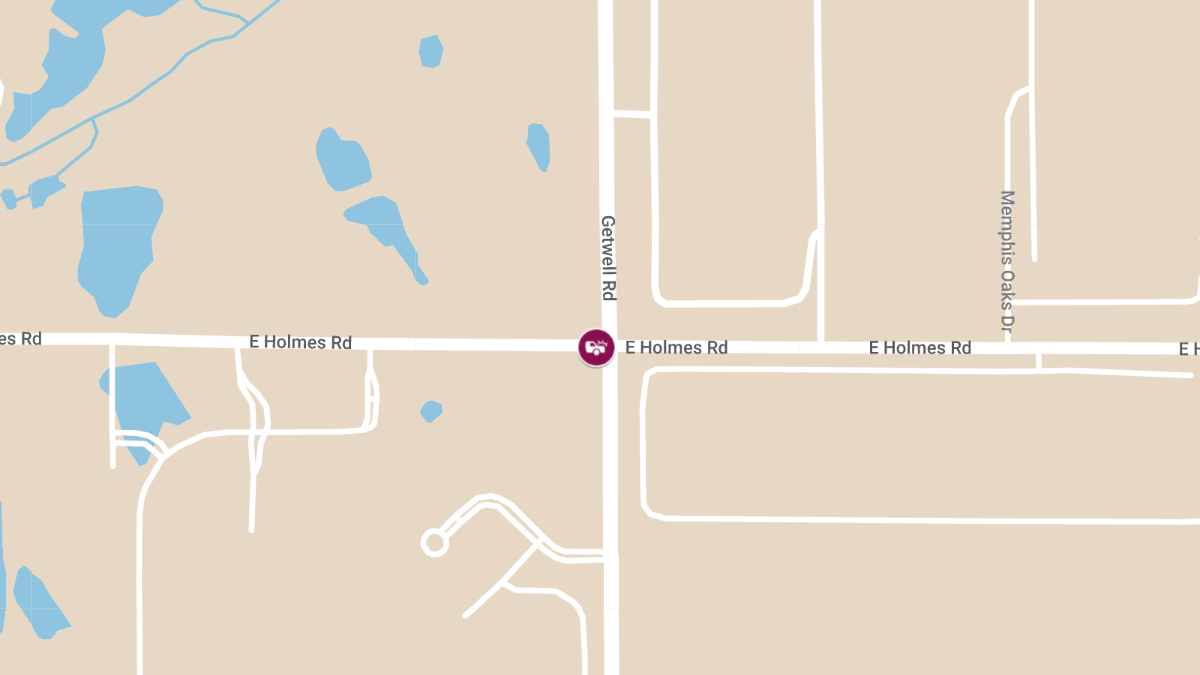 Collision at Holmes Rd & Getwell Rd Results in Injuries