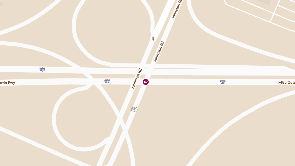 Collision at Johnston Flyover Rd & W I-485 Inner Loop Results in Injuries
