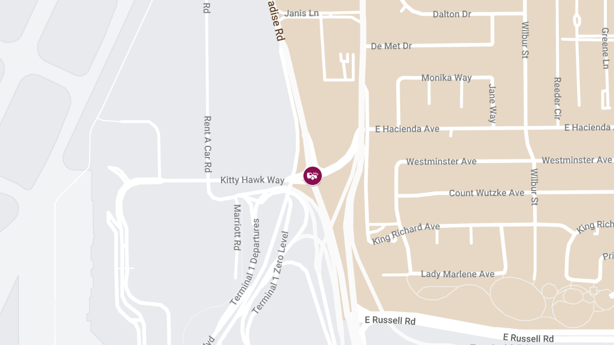 Collision at Kitty Hawk Way & Paradise Rd Leads to Injuries