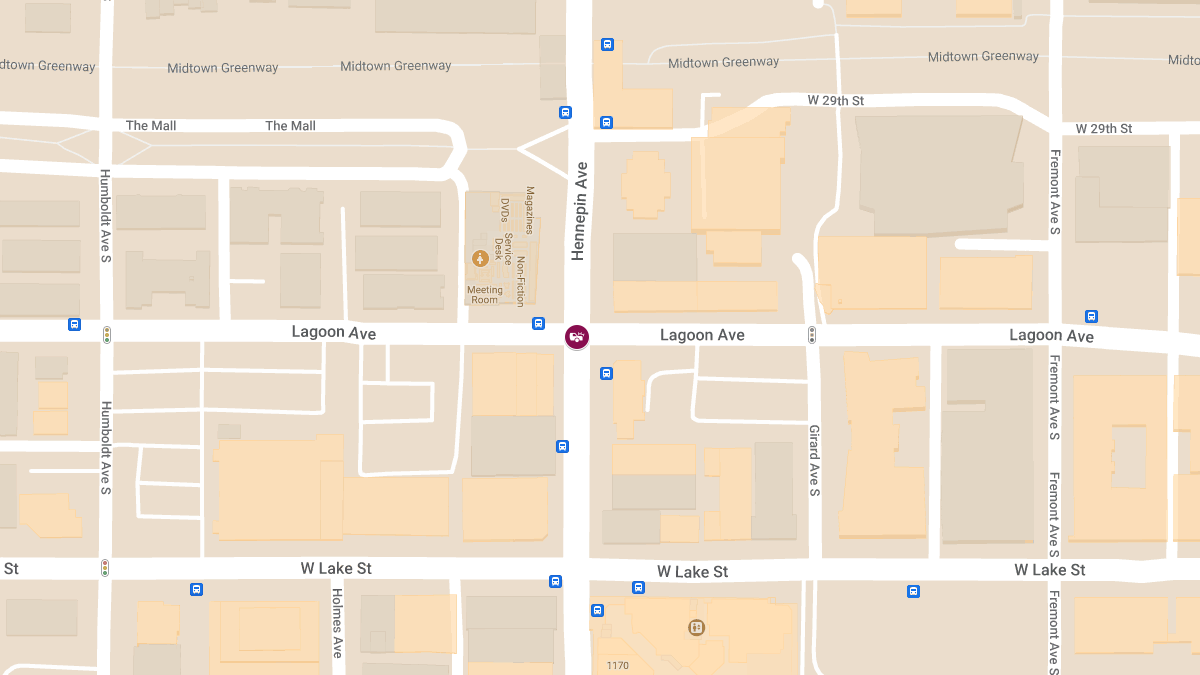 Collision at Lagoon Ave & Hennepin Ave Causes Injuries