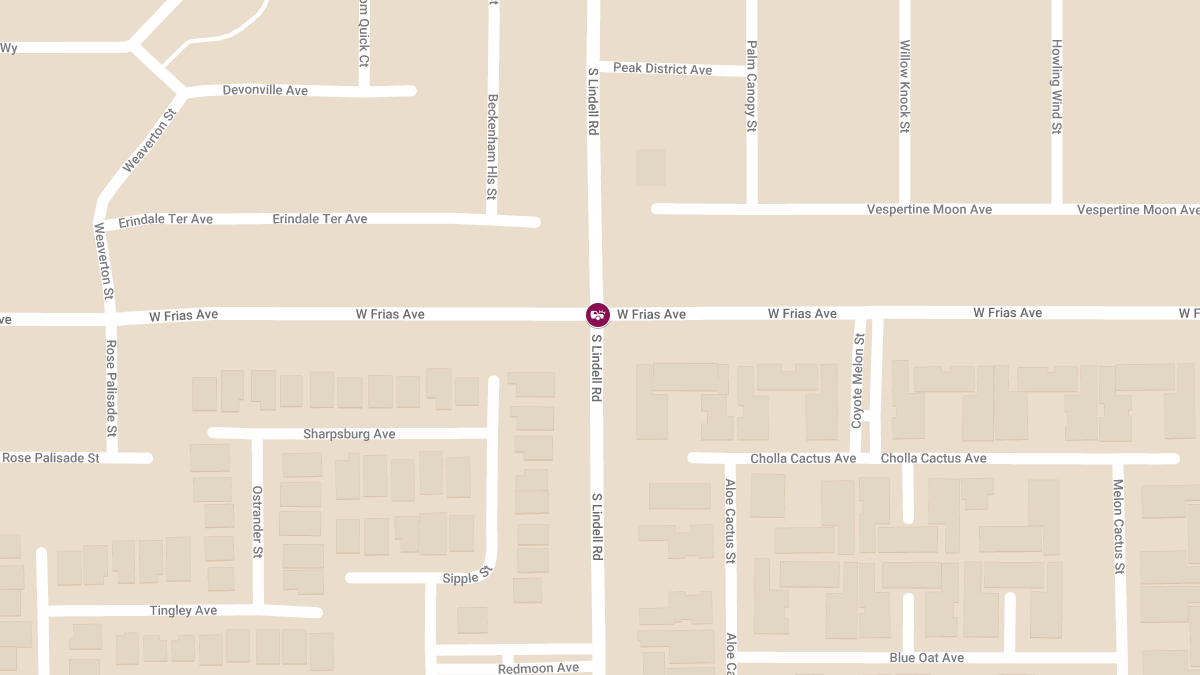 Collision at Lindell Rd & W Frias Ave Leads to Injuries