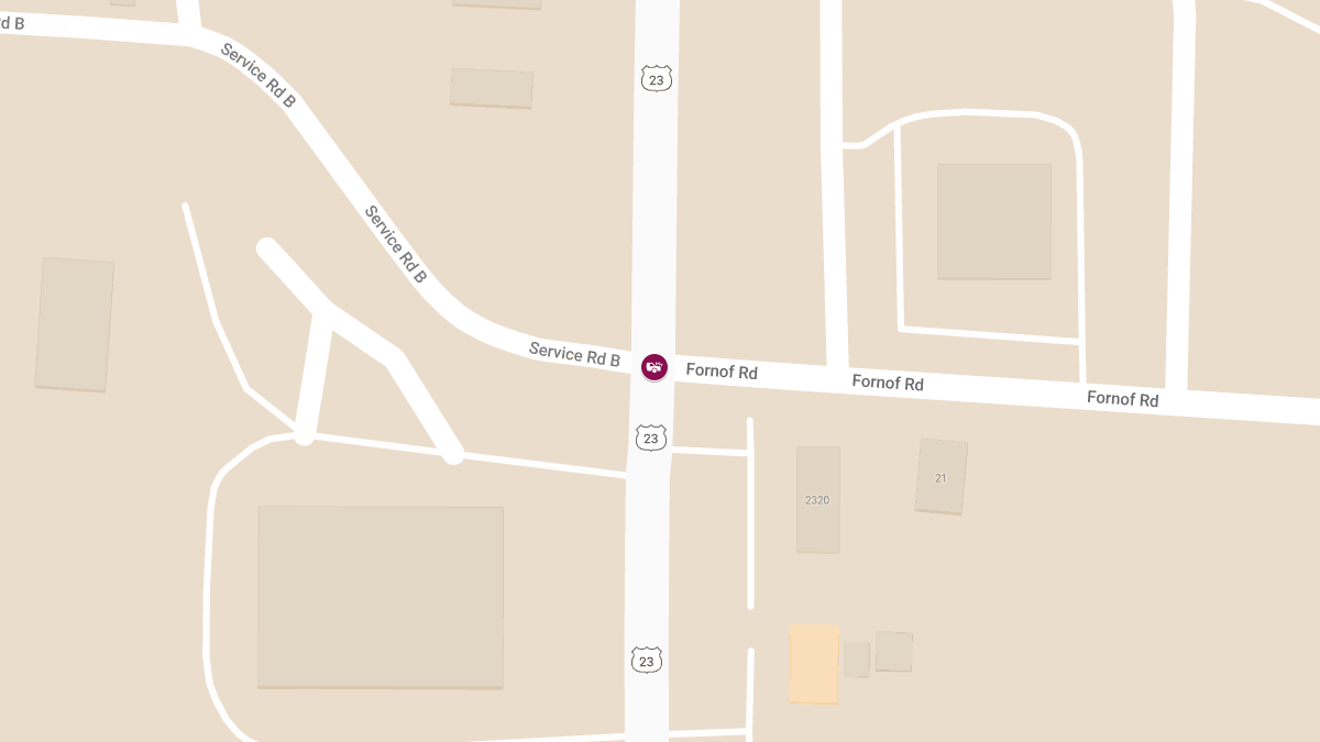 Collision at S High St & Fornof Rd Leads to Injuries