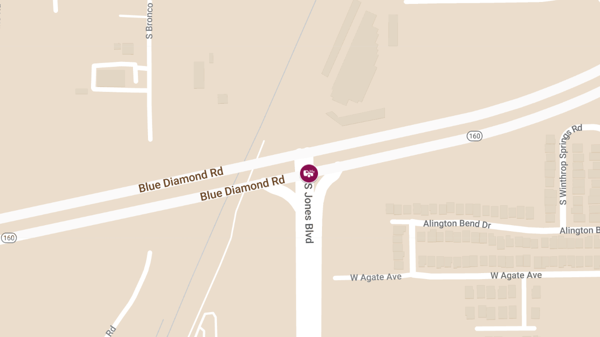 Collision at S Jones Blvd & Blue Diamond Rd Leads to Injuries