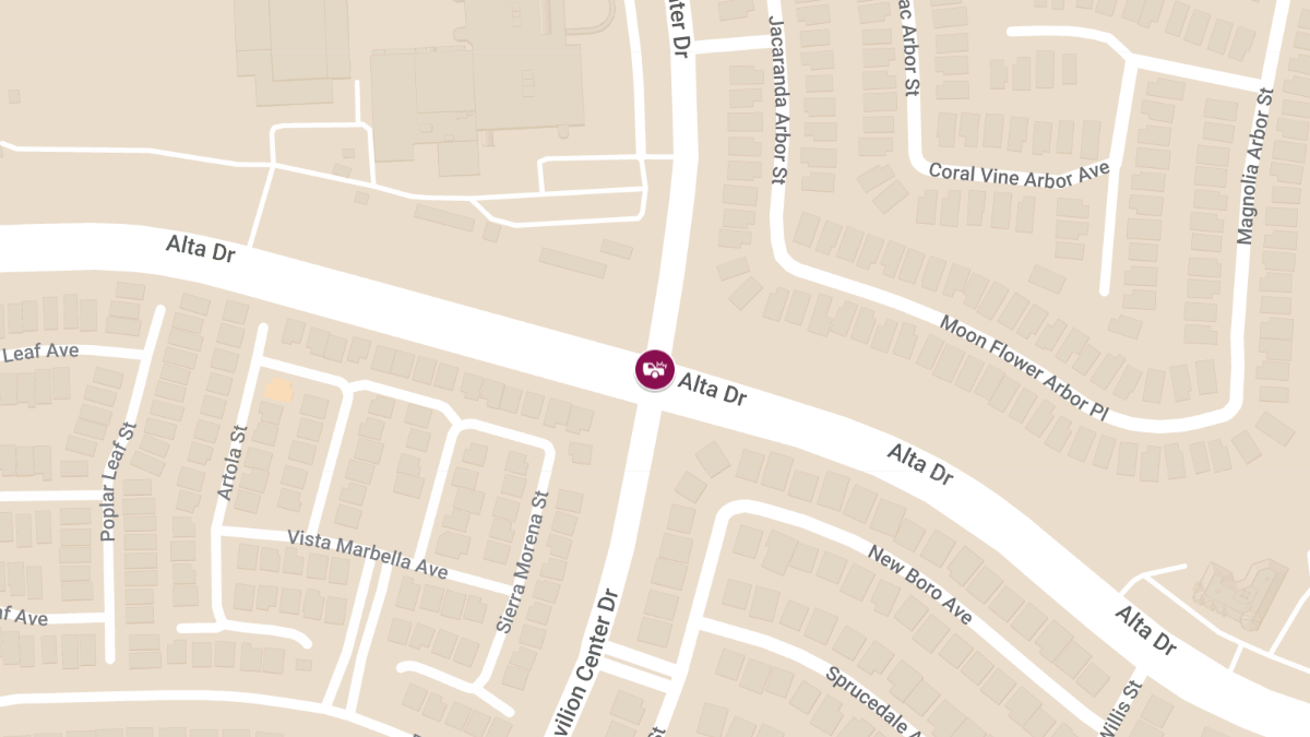 Collision at S Pavilion Center Dr & Alta Dr Results in Injuries