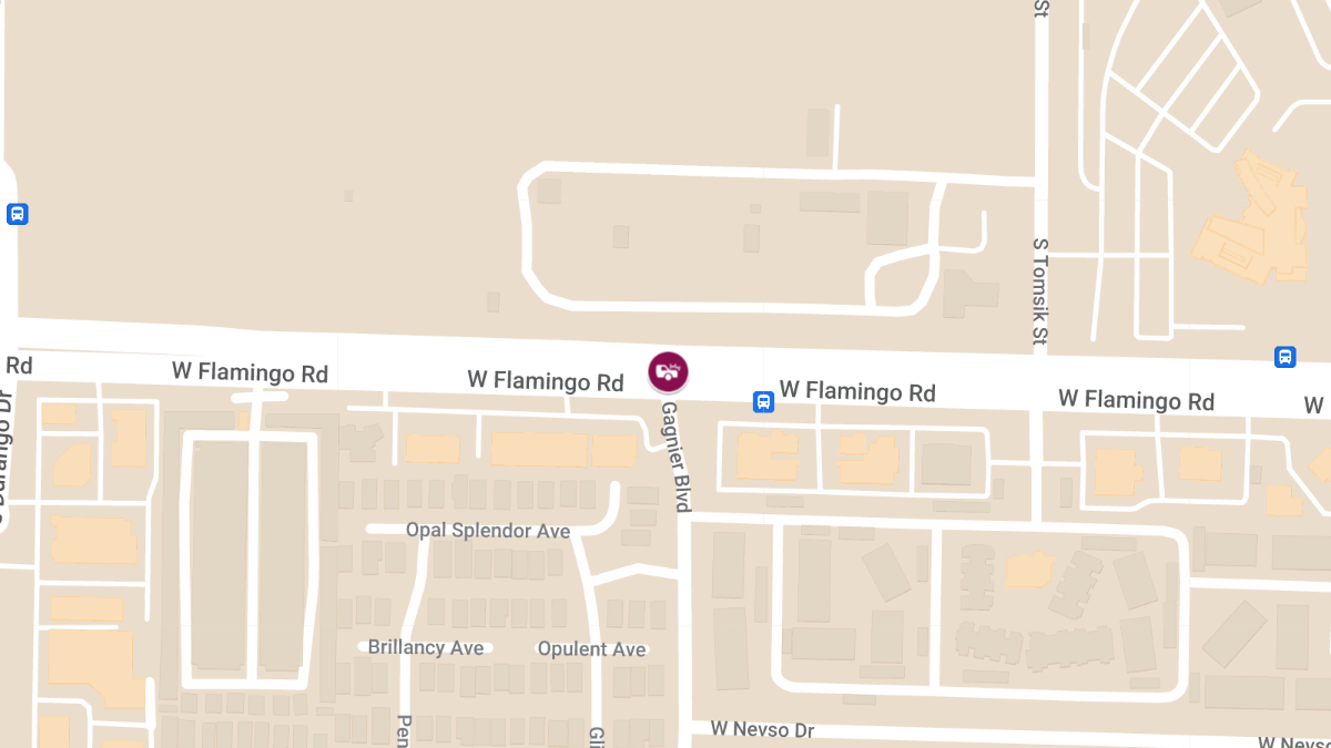 Collision at W Flamingo Rd & Gagnier Blvd Results in Injuries