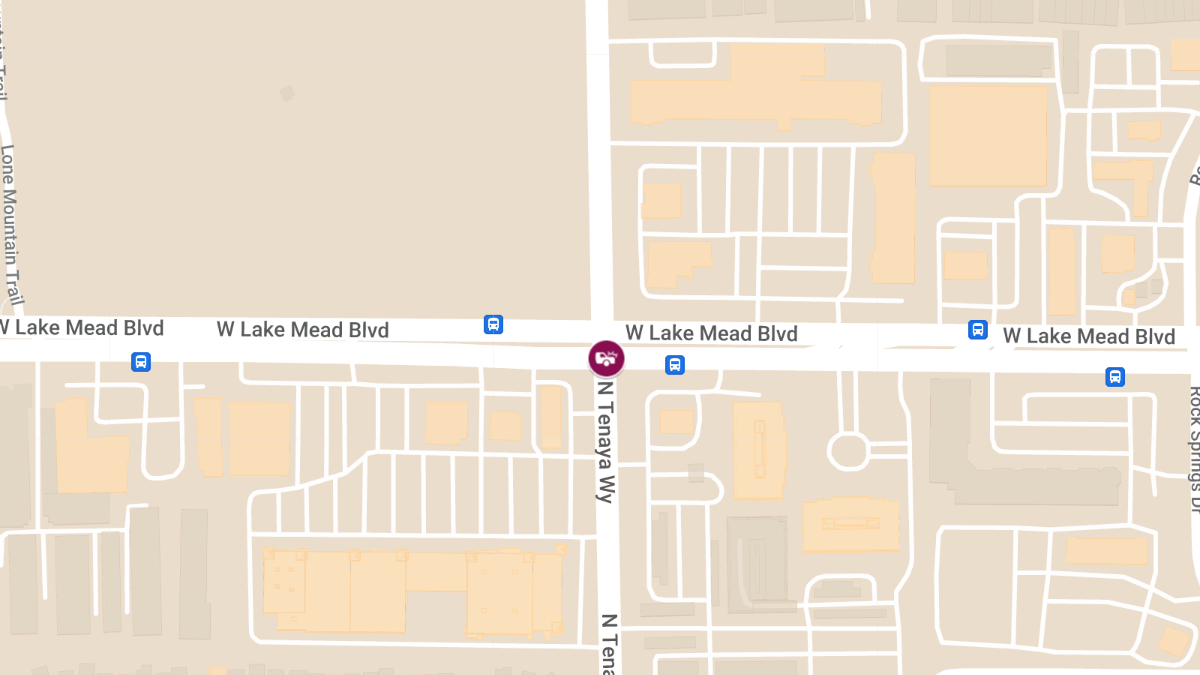 Collision at W Lake Mead Blvd & N Tenaya Way Results in Injuries