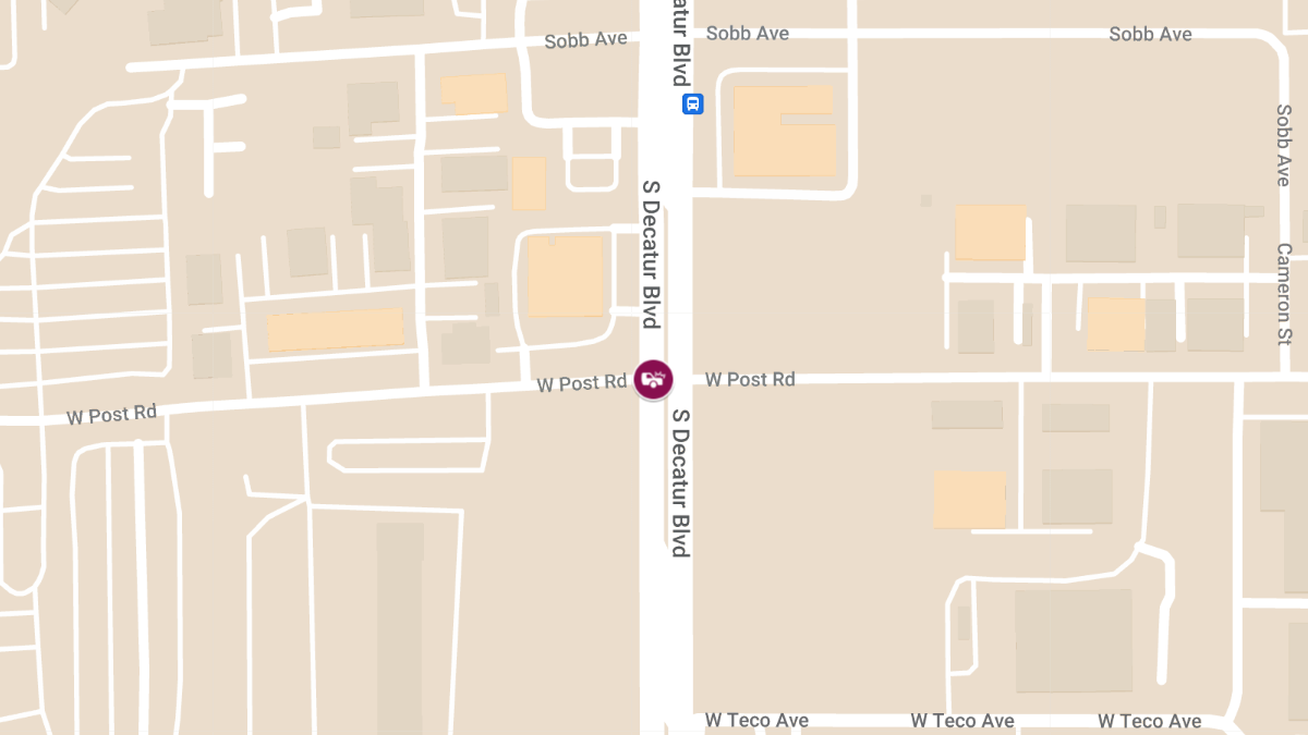 Collision at W Post Rd & S Decatur Blvd Results in Injuries