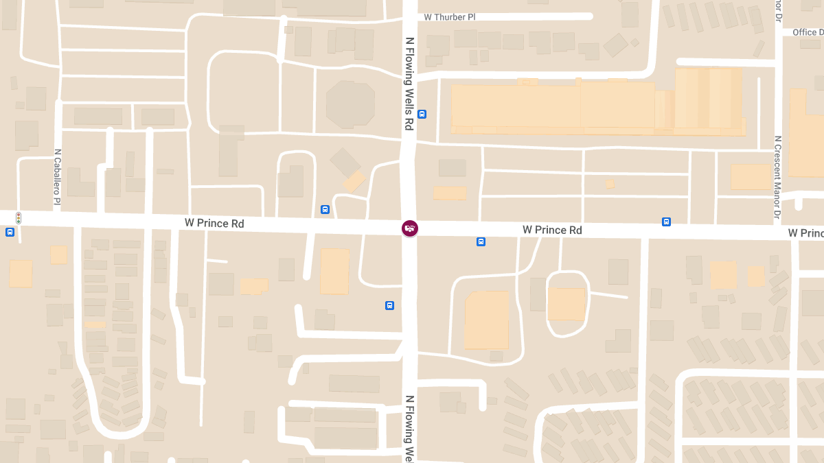 Collision at W Prince Rd and N Flowing Wells Rd Causes Injuries
