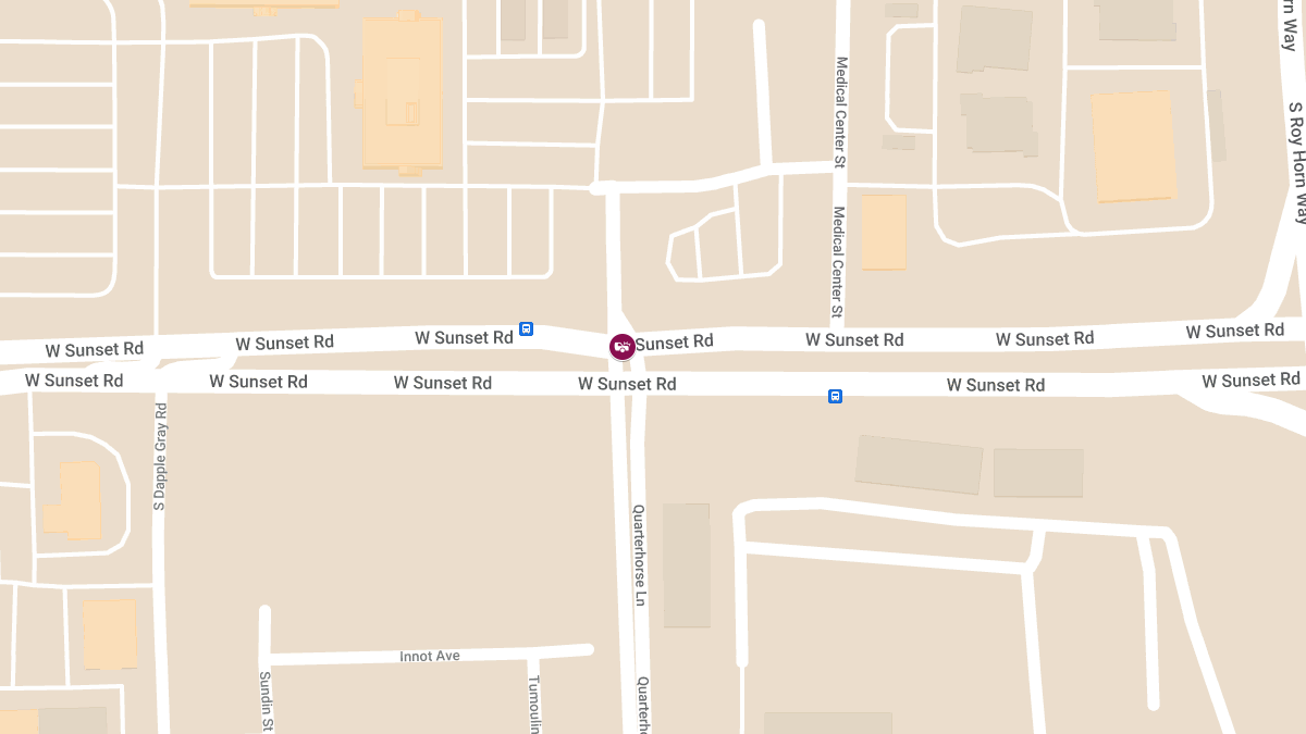 Collision at W Sunset Rd & Quarterhorse Ln Results in Injuries