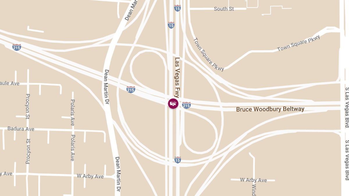 Collision on I-215 W at I-15 Southbound Ramp Results in Injuries
