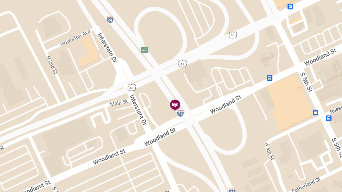 Collision on I-24 E Between James Robertson Pkwy & Shelby Ave Results in Injuries