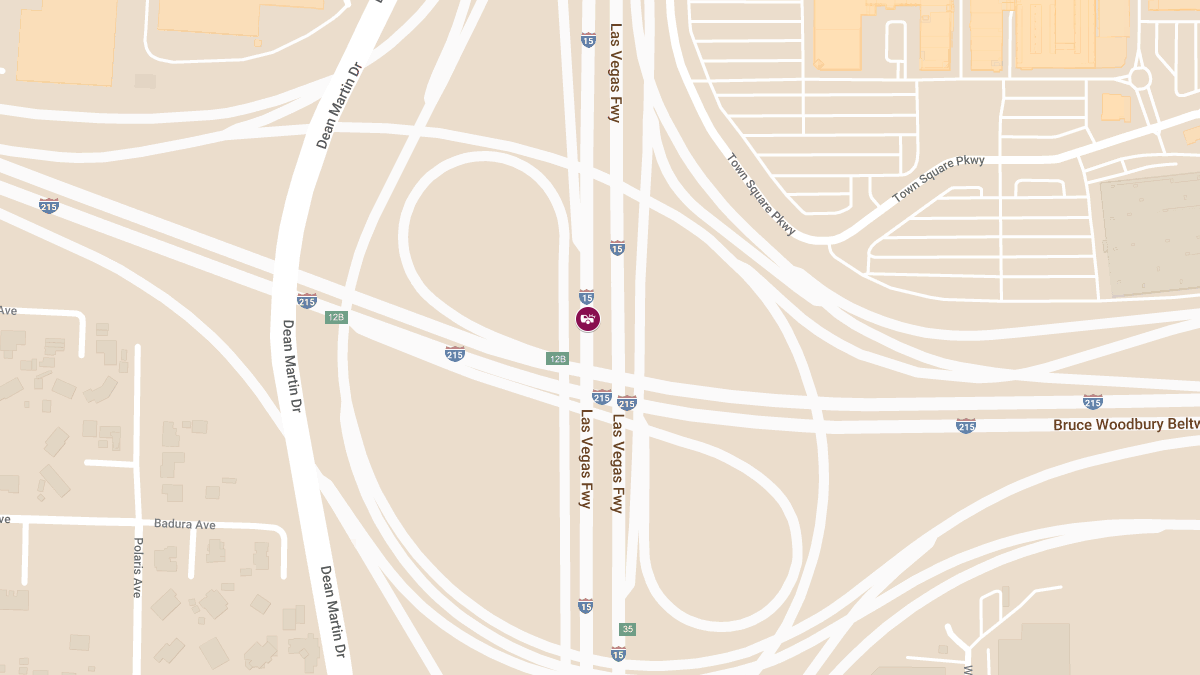 Collision on IR-15 N Near S I-215 Causes Injuries