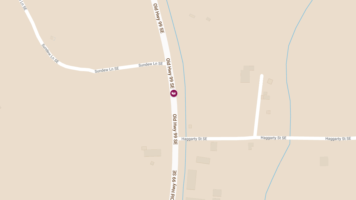 Collision with Entrapment on Old Hwy 99 SE Near Sundew Ln SE