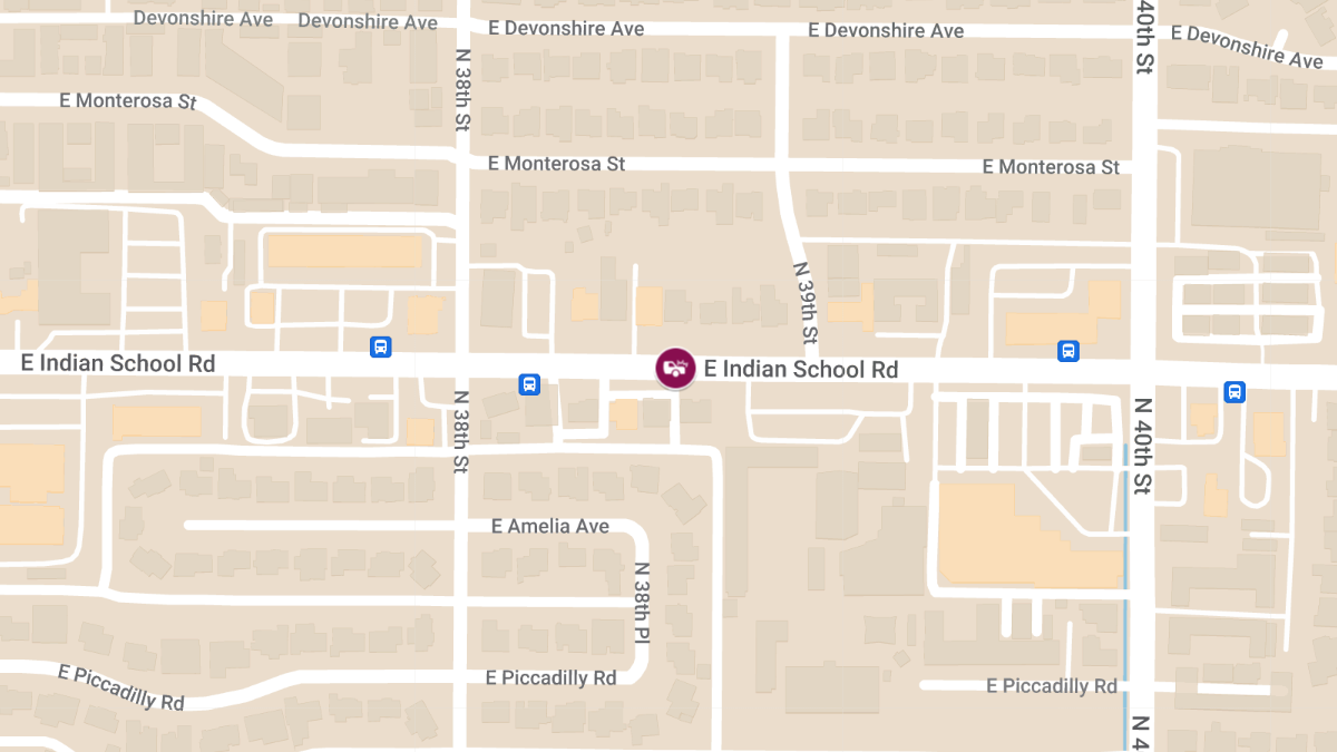 Collision with Injuries Reported at 3825 E Indian School Rd