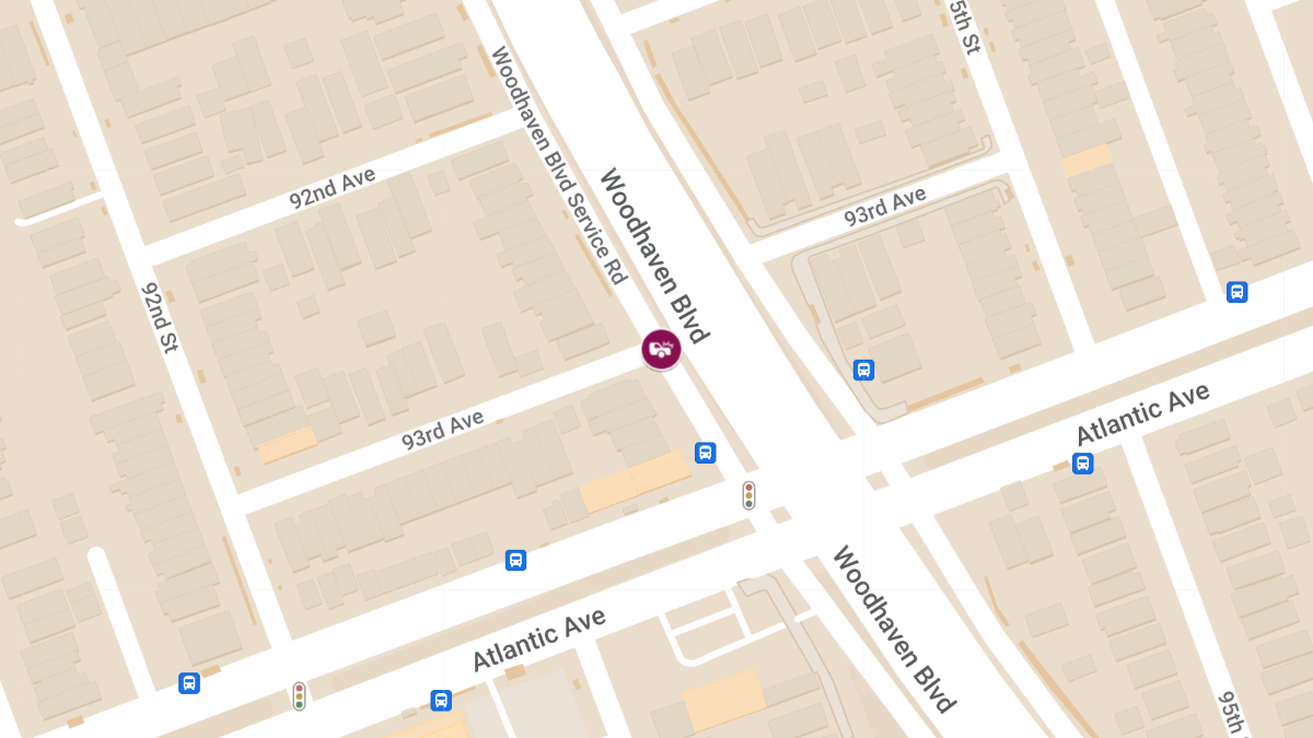 Collision with Injuries Reported at 93rd Ave & Woodhaven Blvd