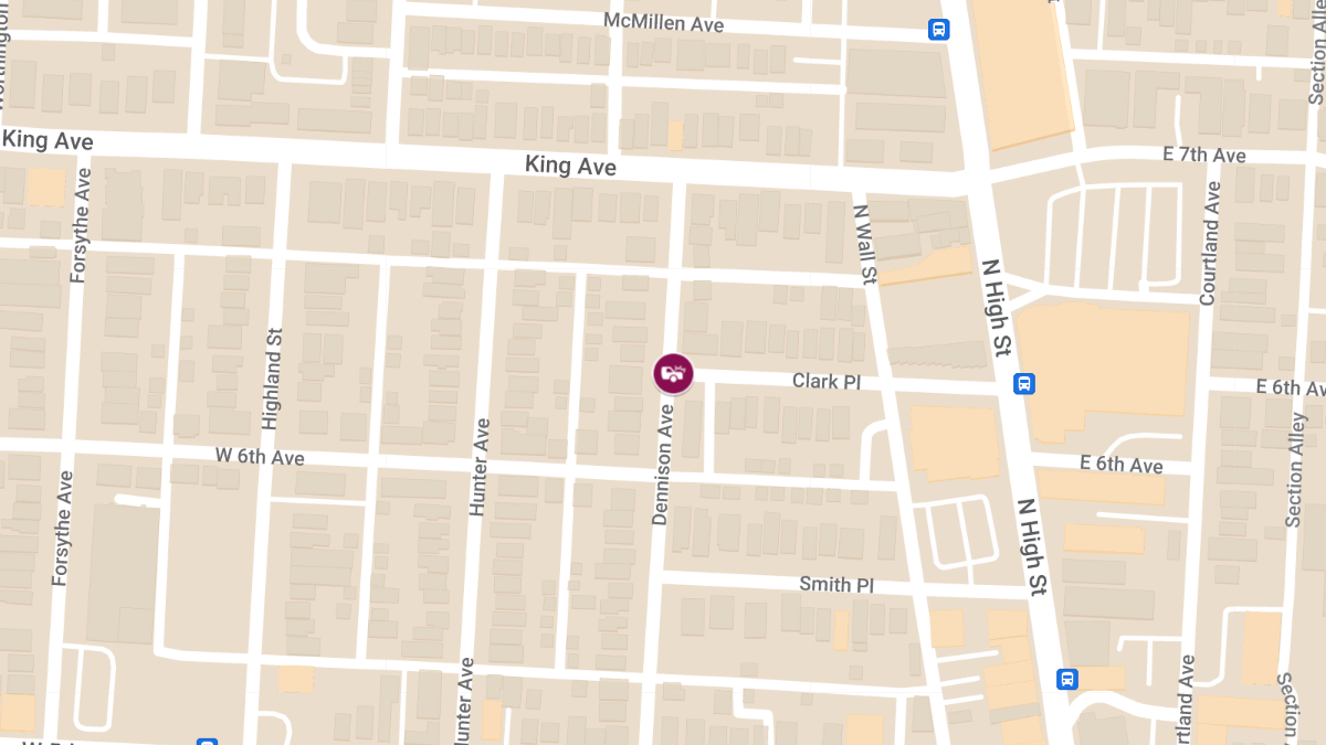 Collision with Injuries at 1399 Dennison Ave