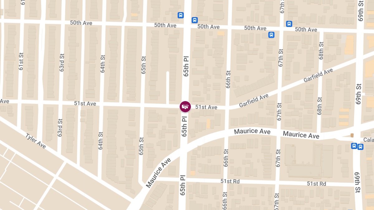 Collision with Injuries at 51st Ave & 65th St