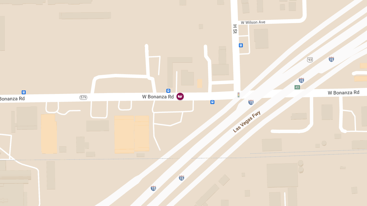 Collision with Injuries at 855 W Bonanza Rd