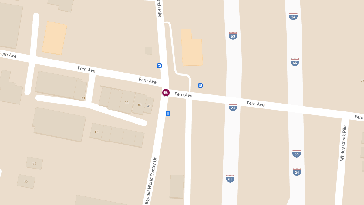 Collision with Injuries at Brick Church Pike & Fern Ave