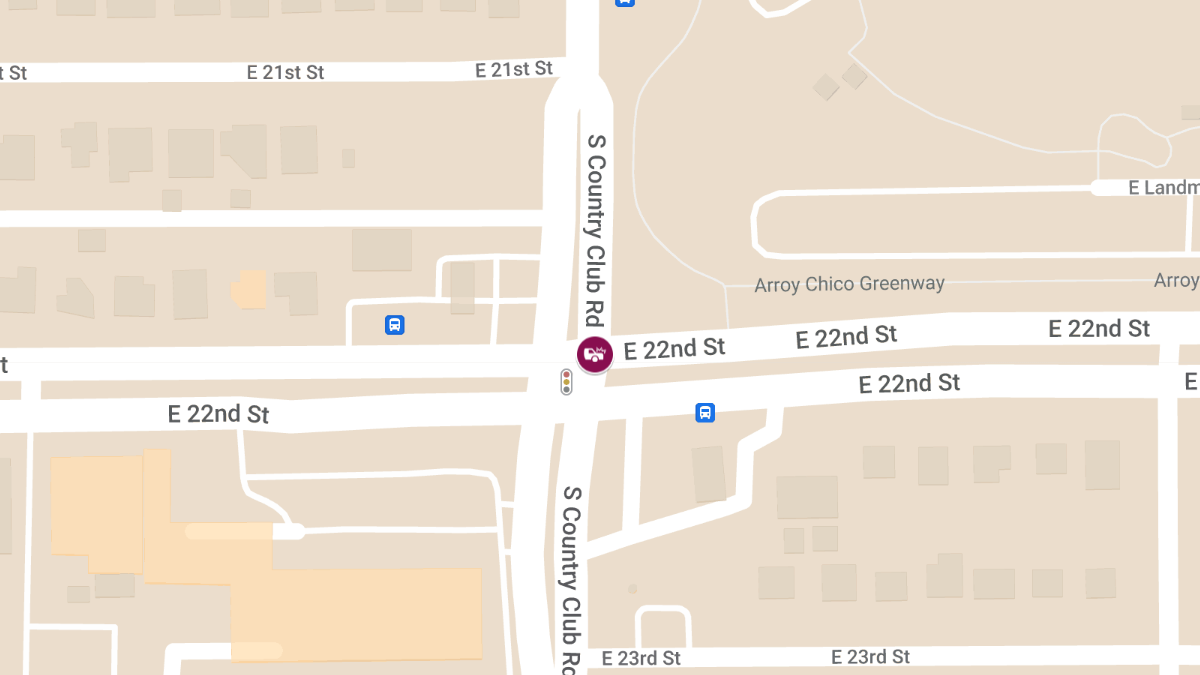 Collision with Injuries at E 22nd St and S Country Club Rd