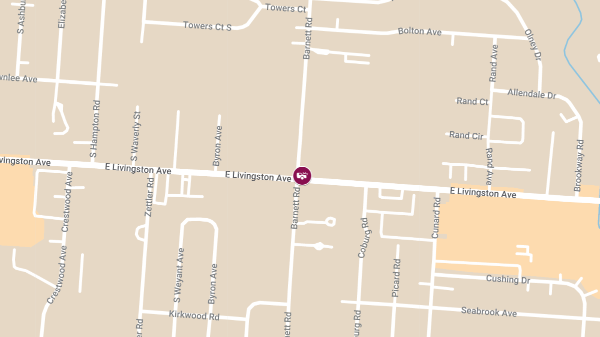 Collision with Injuries at E Livingston Ave & Barnett Rd
