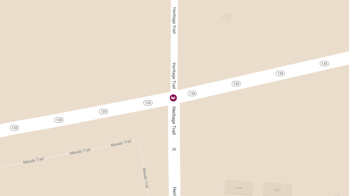 Collision with Injuries at Hwy 135 & County Rd 20