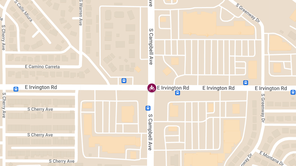Collision with Injuries at Irvington Rd and S Campbell Ave