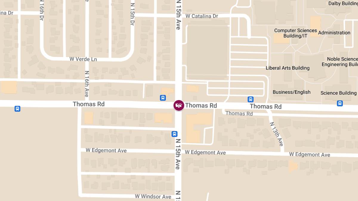 Collision with Injuries at N 15th Ave & W Thomas Rd