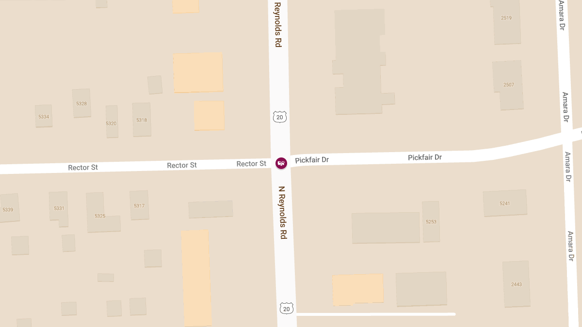 Collision with Injuries at N Reynolds Rd & Pickfair Dr