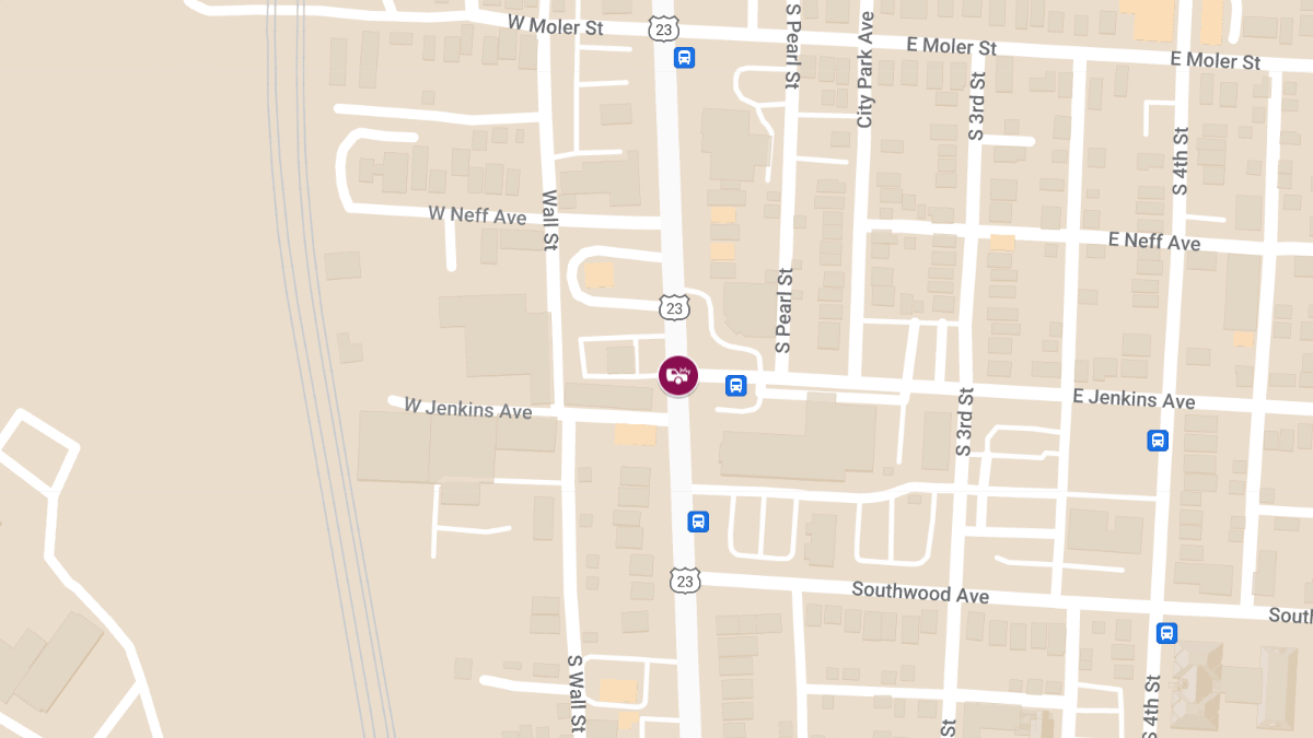 Collision with Injuries at S High St & E Jenkins Ave