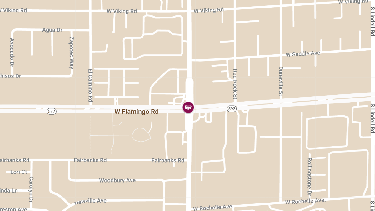 Collision with Injuries at S Jones Blvd & W Flamingo Rd