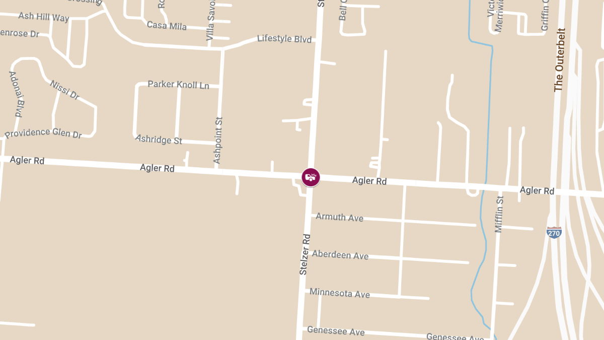 Collision with Injuries at Stelzer Rd & Agler Rd