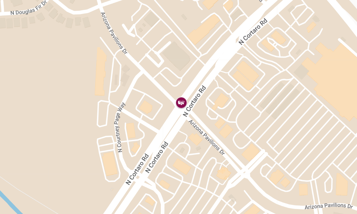 Collision with Injuries at W Arizona Pavilions Dr & N Cortaro Rd