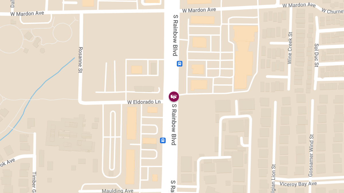 Collision with Injuries at W Eldorado Ln & S Rainbow Blvd