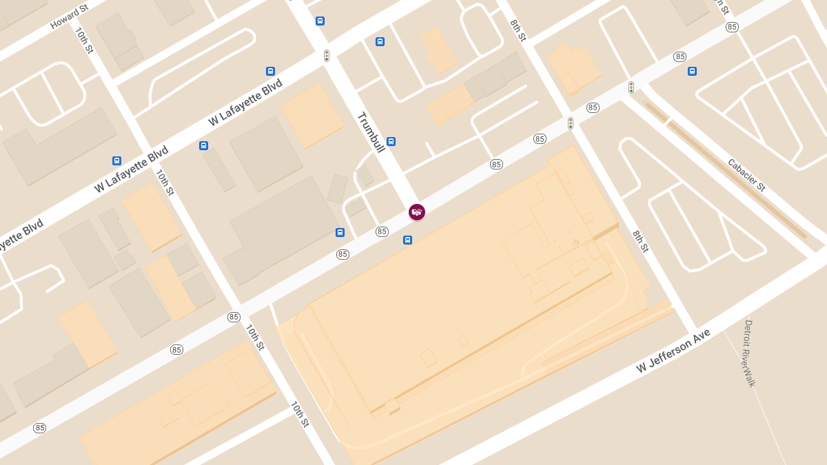 Collision with Injuries at W Fort St & Trumbull St