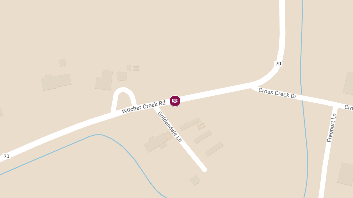 Collision with Injuries on 2636 Witcher Creek Rd