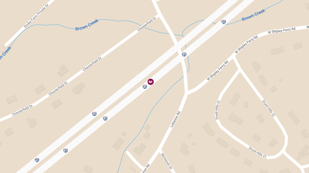 Collision with Injuries on I-81 near Exit 26